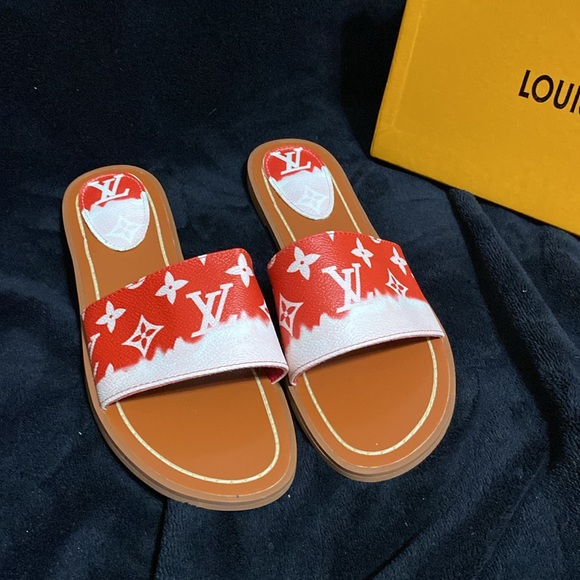 ❌SOLD❌NWOT Ladies Authentic Louis Vuitton MonoLogo Size IT|41 US|9 Sandals❌SOLD❌ - Picture 3 of 10